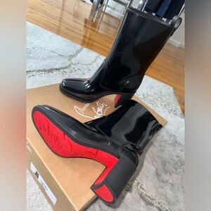 CHRISTIAN LOUBOUTIN (LOUBIRAIN 70) rain boots
